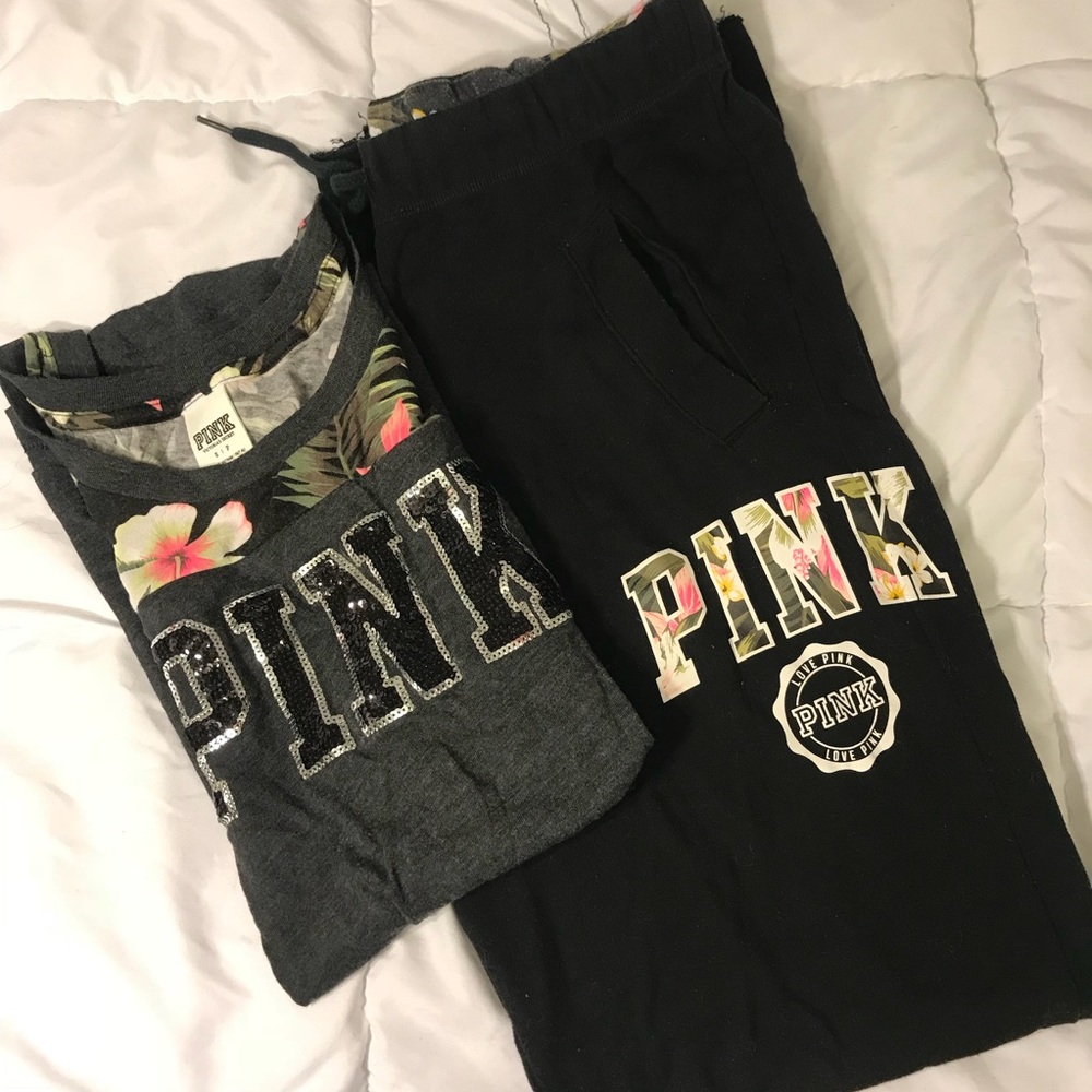 VS PINK Tank and Sweatpant